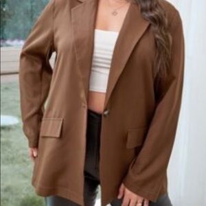SHEIN Brown Blazer